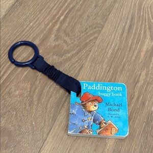Paddington Bear Stroller/ High Chair/ Buggy Book with Blue Strap